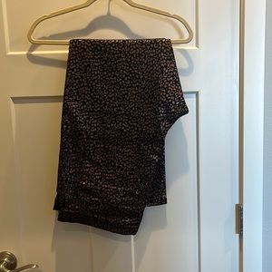 Banana Republic Metallic Cheetah Print Jeans NWOT